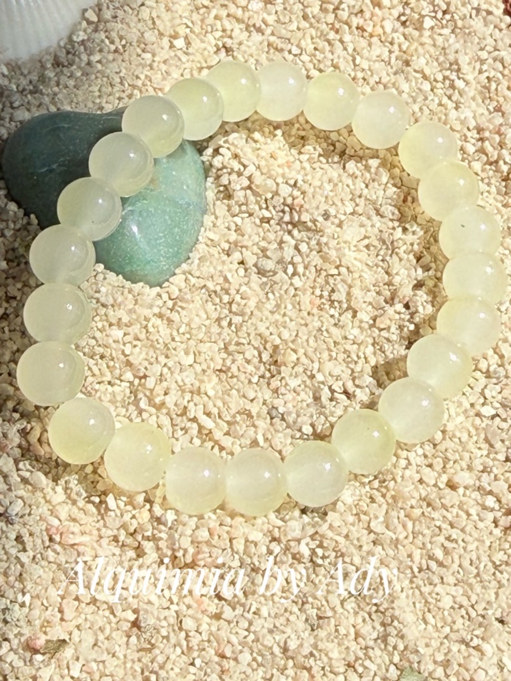 Alquimia Stretch Gemstone Bracelet JADE